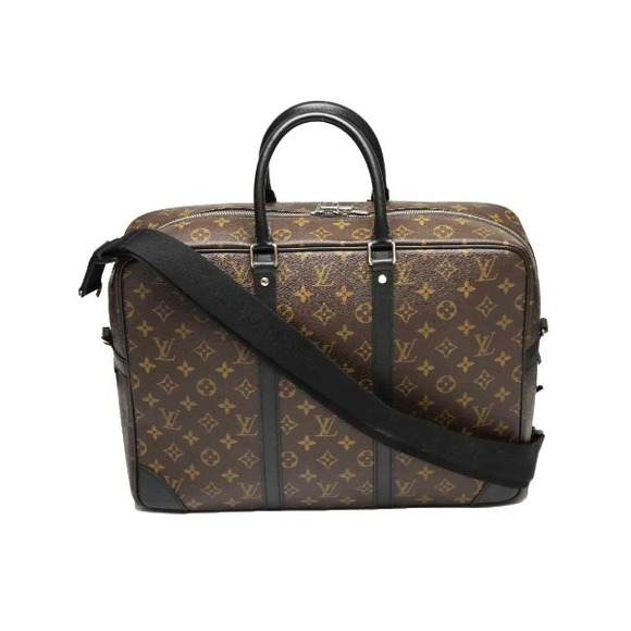 Louis Vuitton Briefcase Monogram Porte Document Voyage Business Bag - Picture 1 of 11